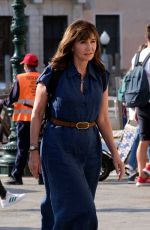 JANE FONDA, DIANE KEATON, CANDICE BERGEN and MARY STEENBURGEN  on the Set of Book Club 2 in Venice 07/11/2022