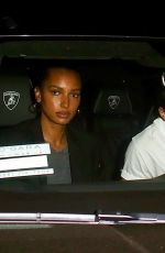 JASMINE TOOKES and Juan David Borrero Out for Dinner in Santa Monica 07/16/2022