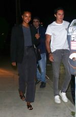 JASMINE TOOKES and Juan David Borrero Out for Dinner in Santa Monica 07/16/2022