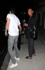 JASMINE TOOKES and Juan David Borrero Out for Dinner in Santa Monica 07/16/2022