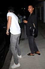 JASMINE TOOKES and Juan David Borrero Out for Dinner in Santa Monica 07/16/2022