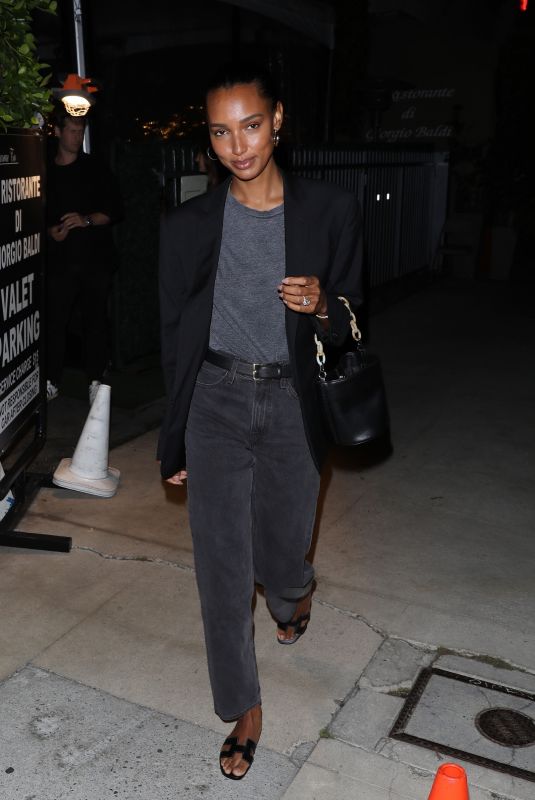 JASMINE TOOKES Night Out in Santa Monica 07/16/2022