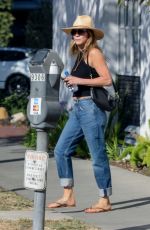 JENNIFER ANISTON Leaves a Hair Salon in Beverly Hills 07/13/2022