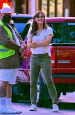 JENNIFER GARNER on the Set of The Last Thing He Told Me in Los Angeles 07/19/2022