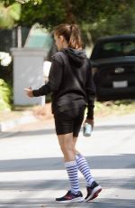 JENNIFER GARNER Out After a Workout with a Friend in Los Angeles 07/20/2022
