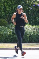 JENNIFER GARNER Out Jogging with Friends in Santa Monica 07/21/2022
