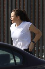 JENNIFER GARNER Out to Pick up Her Son Samuel from Swim Class in Pacific Palisades 07/12/2022