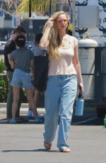 JENNIFER LAWRENCE and Cooke Maroney at a Taco Food Truck in Silver Lake 07/04/2022