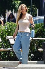 JENNIFER LAWRENCE and Cooke Maroney at a Taco Food Truck in Silver Lake 07/04/2022