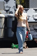 JENNIFER LAWRENCE and Cooke Maroney at a Taco Food Truck in Silver Lake 07/04/2022