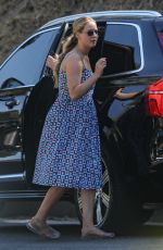 JENNIFER LAWRENCE and Cooke Maroney Out with Their Baby at Coldwater Canyon in Beverly Hills 07/01/2022