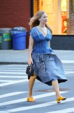 JENNIFER LAWRENCE Leaves Cafe Cluny Restaurant in New York 07/15/2022