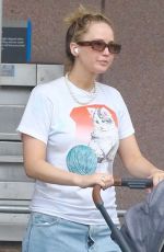 JENNIFER LAWRENCE Out with her Baby in New York 07/06/2022