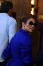 JENNIFER LOPEZ and Bean Affleck at Musee de l