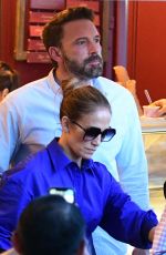 JENNIFER LOPEZ and Bean Affleck at Musee de l