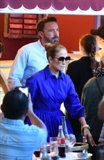 JENNIFER LOPEZ and Bean Affleck at Musee de l