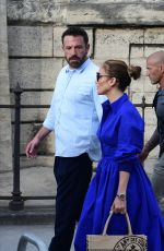 JENNIFER LOPEZ and Bean Affleck at Musee de l
