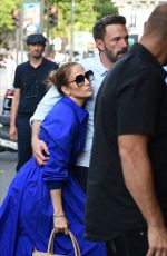 JENNIFER LOPEZ and Bean Affleck at Musee de l