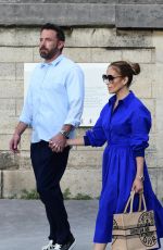 JENNIFER LOPEZ and Bean Affleck at Musee de l