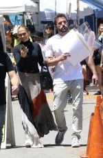 JENNIFER LOPEZ and Bean Affleck Shopping at Melrose Trading Post in Los Angeles 07/03/2022