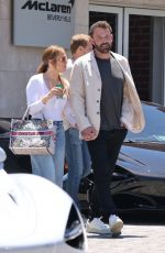 JENNIFER LOPEZ and Bean Affleck Shopping for a New Rolls-Royce at Rolls-Royce Motor Cars Dealer in Beverly Hills 07/02/2022