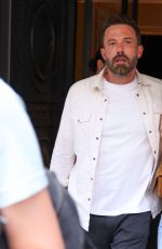 JENNIFER LOPEZ and Ben Affleck Leaves Costes Hotel in Paris 07/25/2022