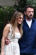 JENNIFER LOPEZ and Ben Affleck on Their Honeymoon in Paris 07/23/2022