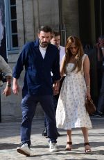 JENNIFER LOPEZ and Ben Affleck on Their Honeymoon in Paris 07/23/2022