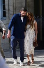 JENNIFER LOPEZ and Ben Affleck on Their Honeymoon in Paris 07/23/2022