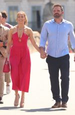 JENNIFER LOPEZ and Ben Affleck Out on Pont du Carrousel in Paris 07/24/2022