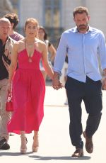 JENNIFER LOPEZ and Ben Affleck Out on Pont du Carrousel in Paris 07/24/2022