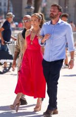 JENNIFER LOPEZ and Ben Sffleck are at Louvre Museum in Paris 07/24/2022
