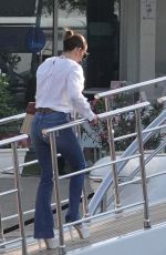 JENNIFER LOPEZ Arrives on a Boat in Naples 07/28/2022