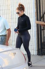 JENNIFER LOPEZ Leaves a Sance Studio in Los Angeles 07/18/2022