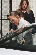 JENNIFER LOPEZ Out Driving Her New Rolls Royce in Los Angeles 07/13/2022