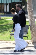 JENNIFER LOPEZ Visits Ben Affleck on the Set of His New Movie in Los Angeles 07/05/2022