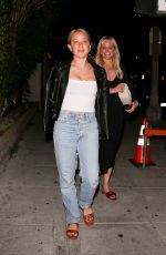 JENNIFER MEYER Out for Dinner with a Friend at Matsuhisa in Beverly Hills 07/02/2022