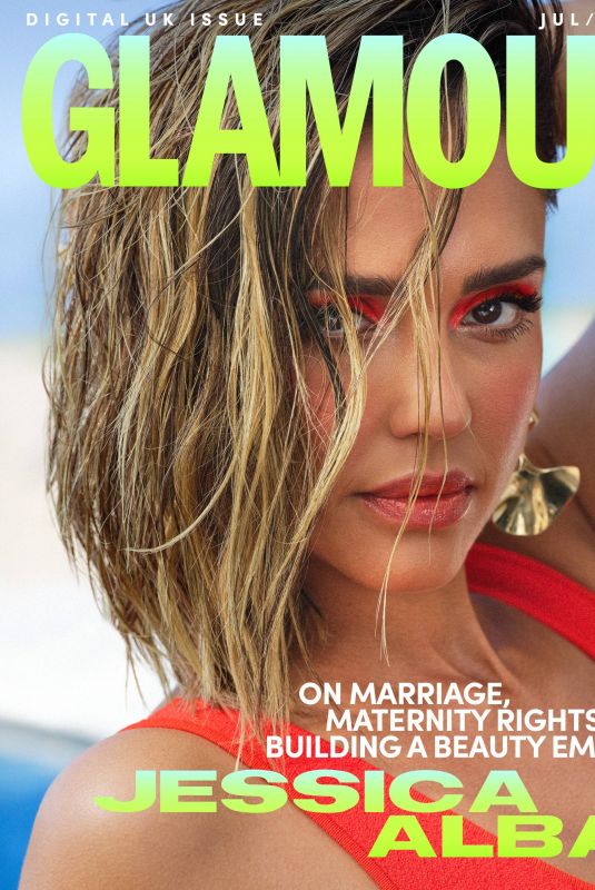 JESSICA ALBA for Glamour Magazine, UK July/August 2022