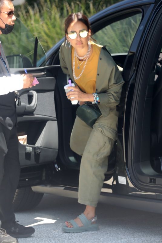 JESSICA ALBA Out and About in Los Angeles 07/18/2022