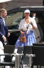 JESSICA ALBA Out and About in Rome 07/16/2022