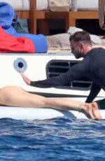 JESSICA BIEL in a Bikini at a Beach in Sardinia 07/28/2022