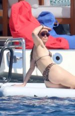 JESSICA BIEL in a Bikini at a Beach in Sardinia 07/28/2022