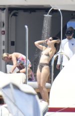 JESSICA BIEL in Bikini at a Yacht in Sardinian 07/28/2022