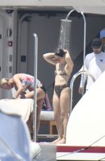 JESSICA BIEL in Bikini at a Yacht in Sardinian 07/28/2022