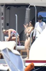 JESSICA BIEL in Bikini at a Yacht in Sardinian 07/28/2022