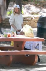 JESSICA HART Out with Her Baby at Griffith Park in Los Angeles 07/05/2022