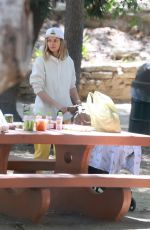 JESSICA HART Out with Her Baby at Griffith Park in Los Angeles 07/05/2022