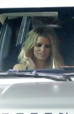 JESSICA SIMPSON Leaves Her 42nd Birthday Party in West Hollywood 07/10/2022