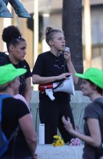 JODIE SWEETIN Hosts a #fuckthefourth Protest and Vigil in Hollywood 07/04/2022