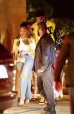 JORDYN WOODS and Karl-anthony Towns Leaves Nobu in Malibu 07/20/2022